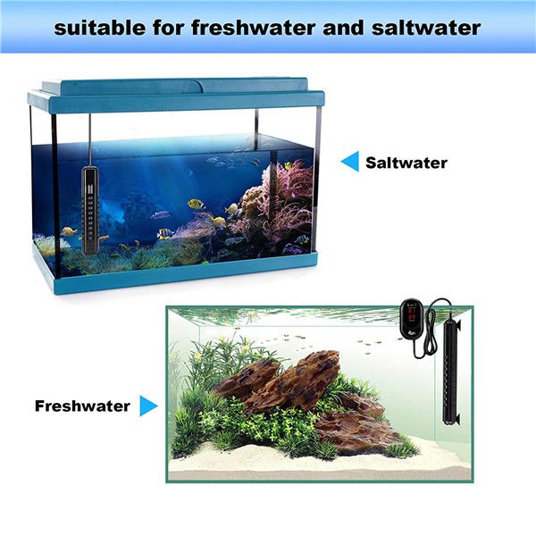 AQQA Submersible Quartz Glass Aquarium Heater