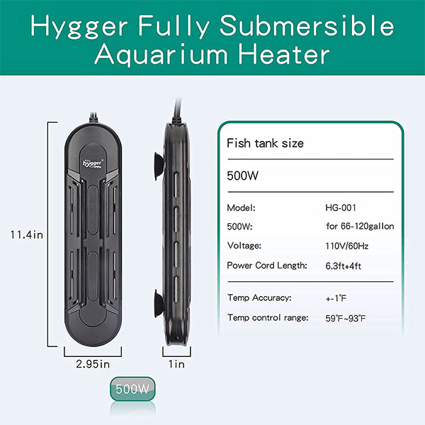 Hygger 001 Fully Submersible Aquarium Heater