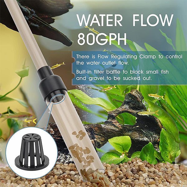 Hygger Hand-Operated Ball Aquarium Water Changer