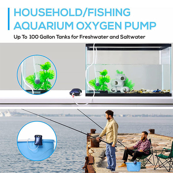 Hygger Portable Aquarium Air Pump