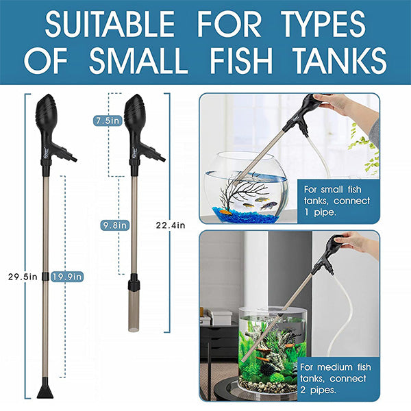 Hygger Hand-Operated Ball Aquarium Water Changer