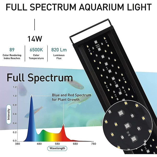 Hygger 24/7 Mode Auto On Off LED Aquarium Light