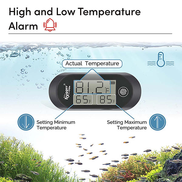 Hygger Stick-on Digital Aquarium Thermometer