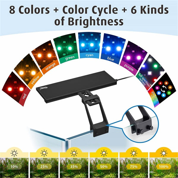 Hygger Clip On Full Spectrum LED Aquarium Light