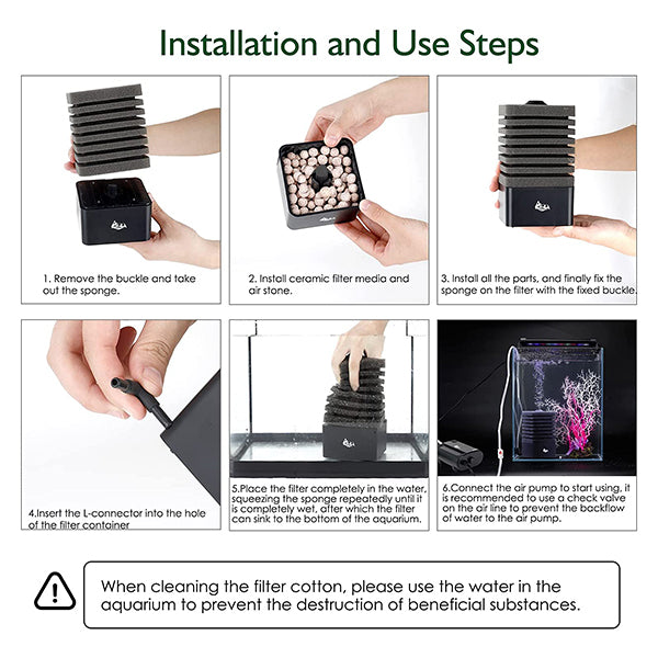 AQQA Biochemical Aquarium Sponge Filter