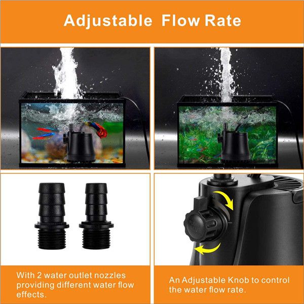 AQQA Multi-functional Submersible Bottom Intake Water Pump