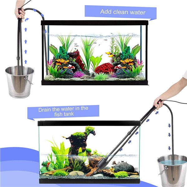 AQQA Electric Aquarium Gravel Cleaner and Water Changer