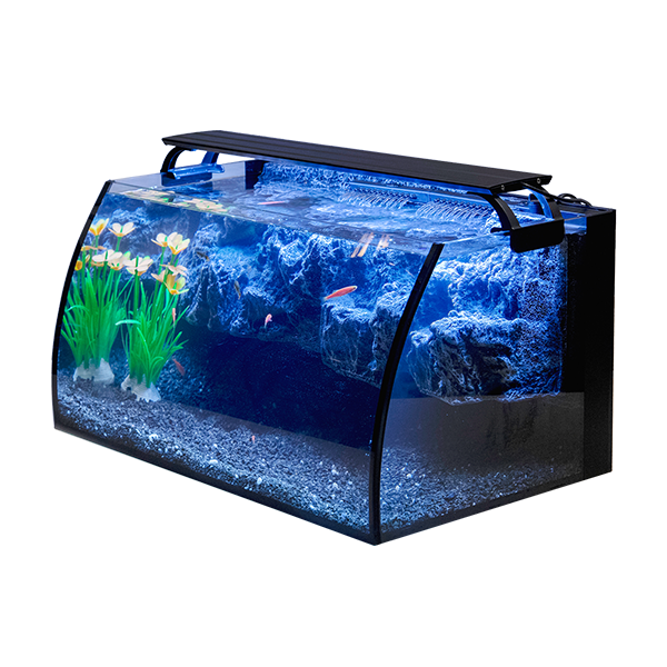 Hygger Aquarium 906 Horizon 8 Gallon LED Glass Fish Tank Kits