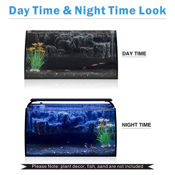 Hygger 8-Gallon Glass Aquarium Kit