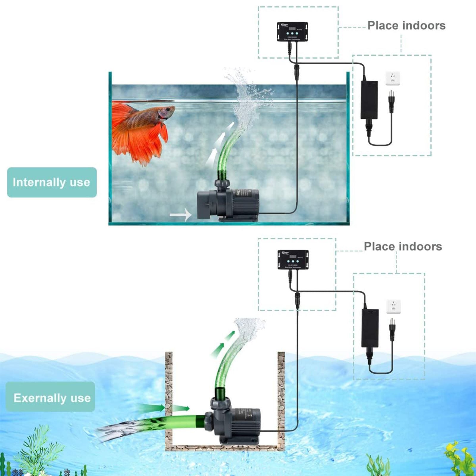 Hygger Aquarium DC Water Pump