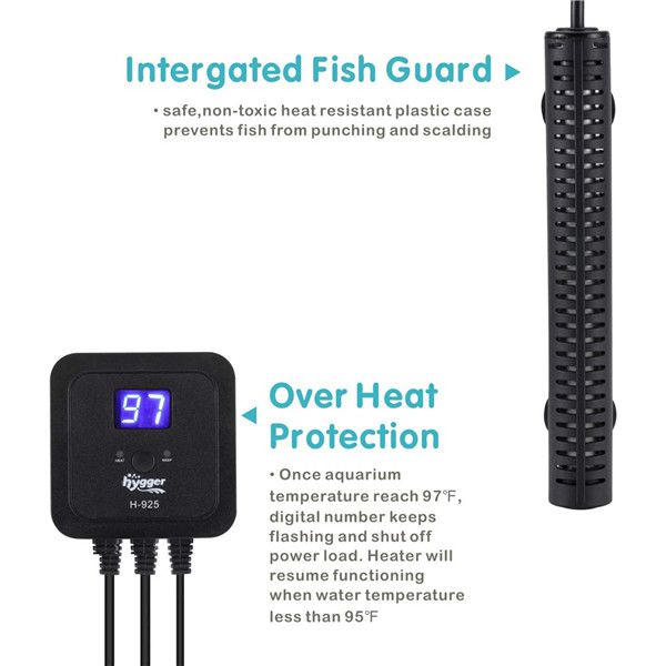 Hygger Quartz Pinpoint Aquarium Heater