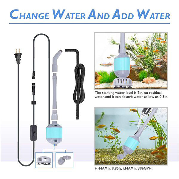 Hygger 5 in 1 Automatic Fish Tank Cleaning Tool Set