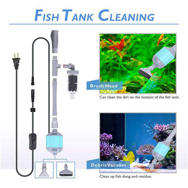 Hygger 5 in 1 Automatic Fish Tank Cleaning Tool Set