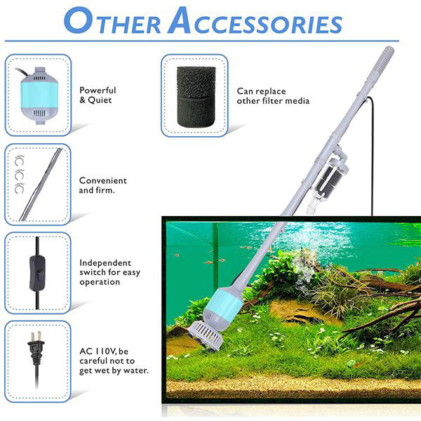 Hygger 5 in 1 Automatic Fish Tank Cleaning Tool Set