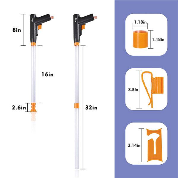 Hygger Hand-Operated Pumps for Aquariums Aquarium Water Changer