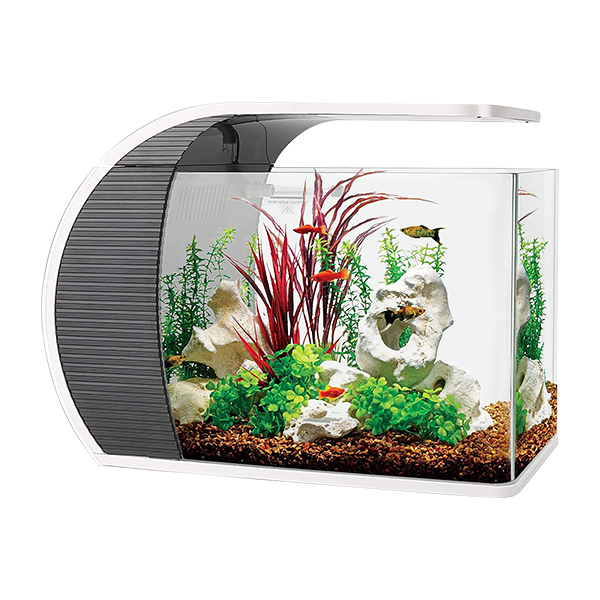 Hygger 5-Gallon Arc-Shaped Aquarium Kit