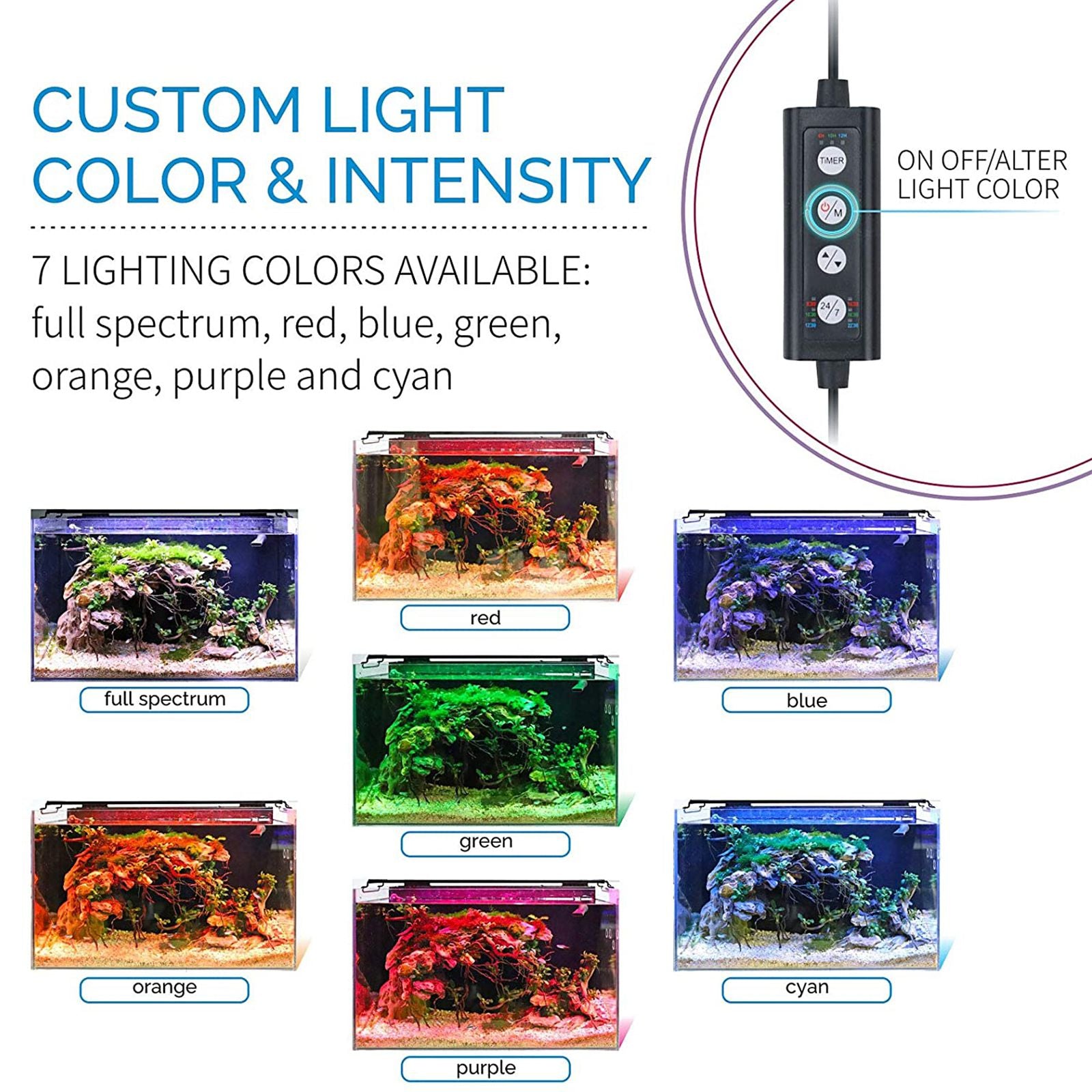 Hygger Aquarium Advanced Full Spectrum LED Light