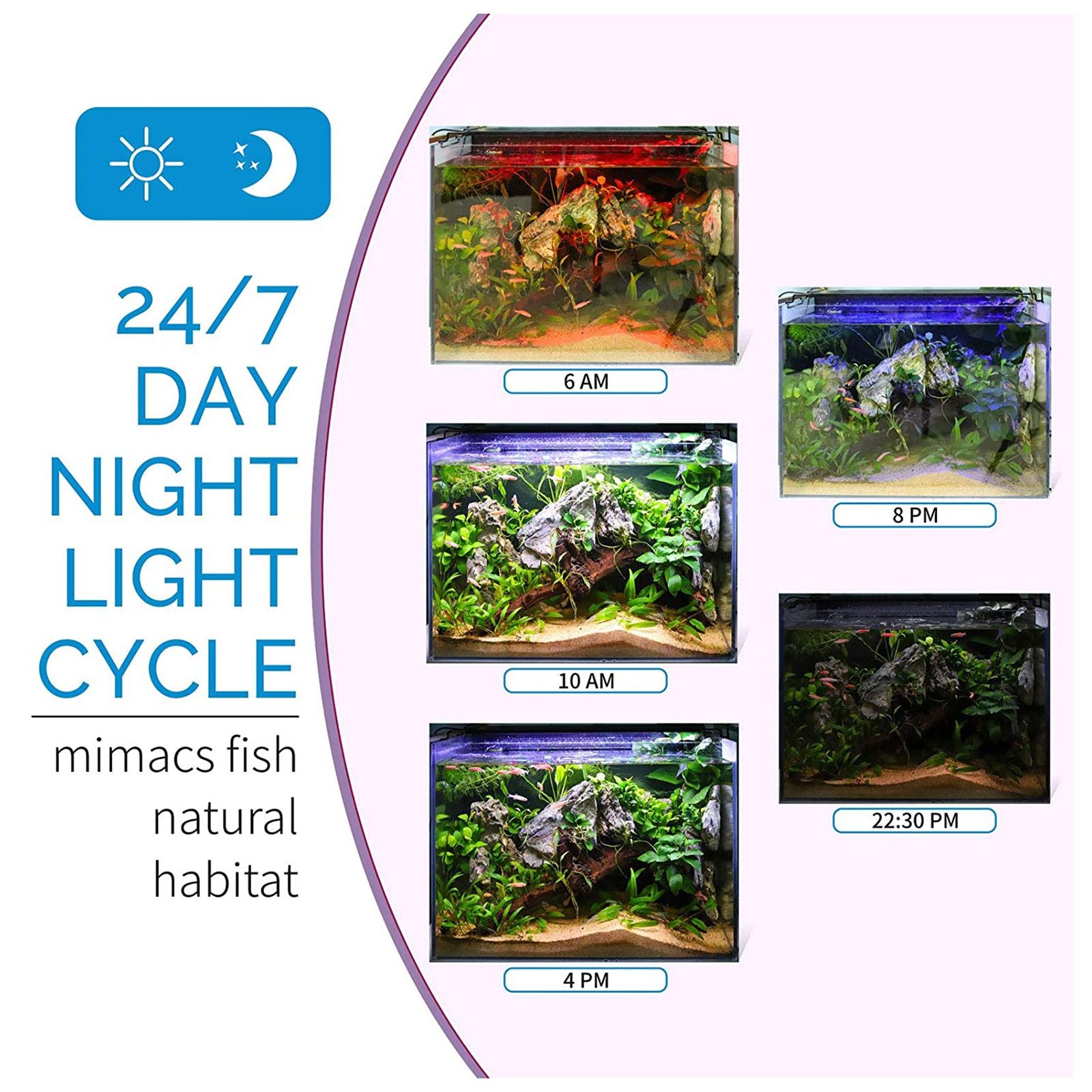 Hygger Aquarium Advanced Full Spectrum LED Light