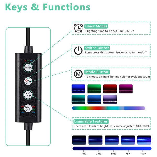 Hygger Clip On 24/7 Aquarium Light